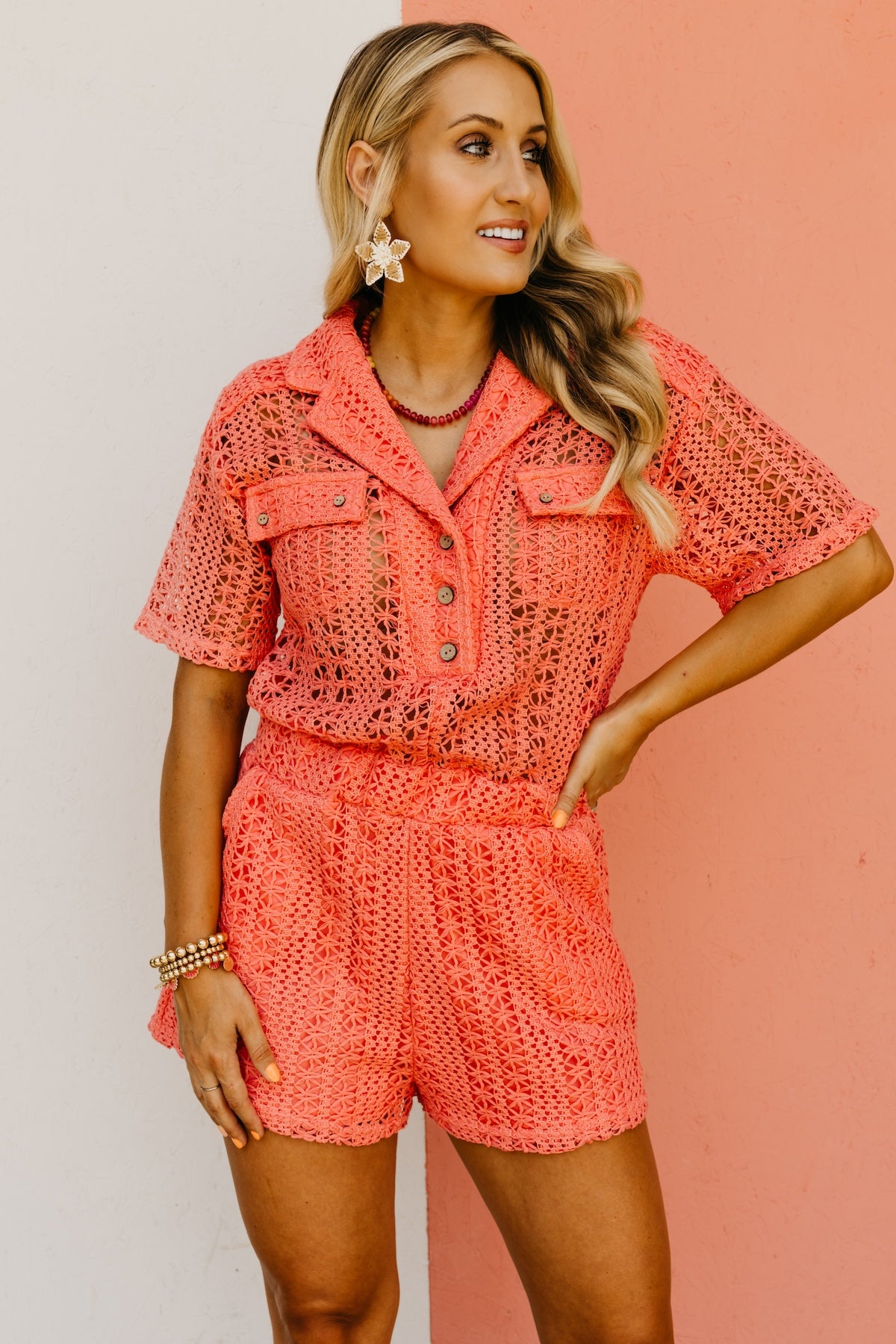 The Matias Woven Romper MOD Boutique