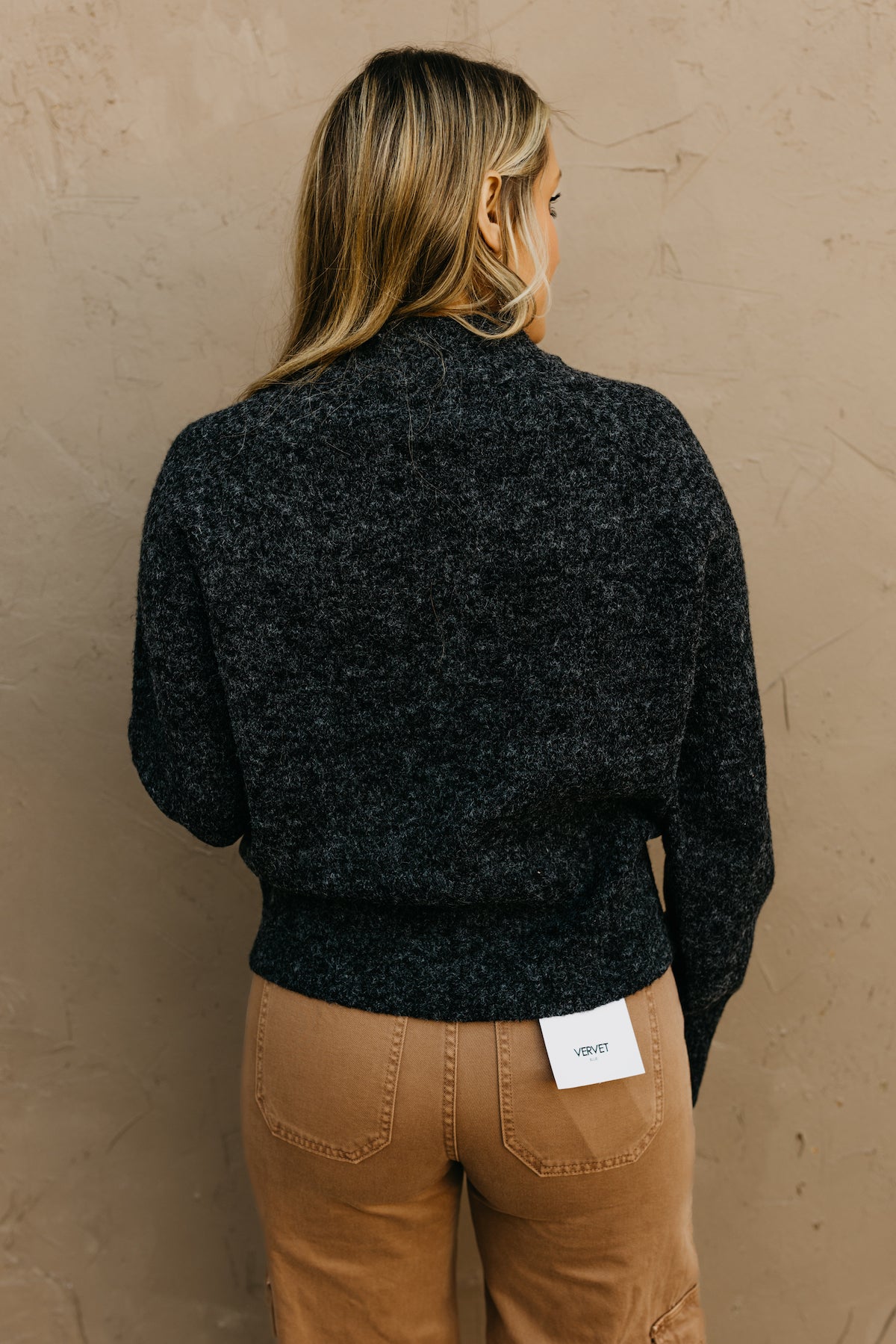 The Vivian Melange Raglan Sleeve Sweater  - FINAL SALE