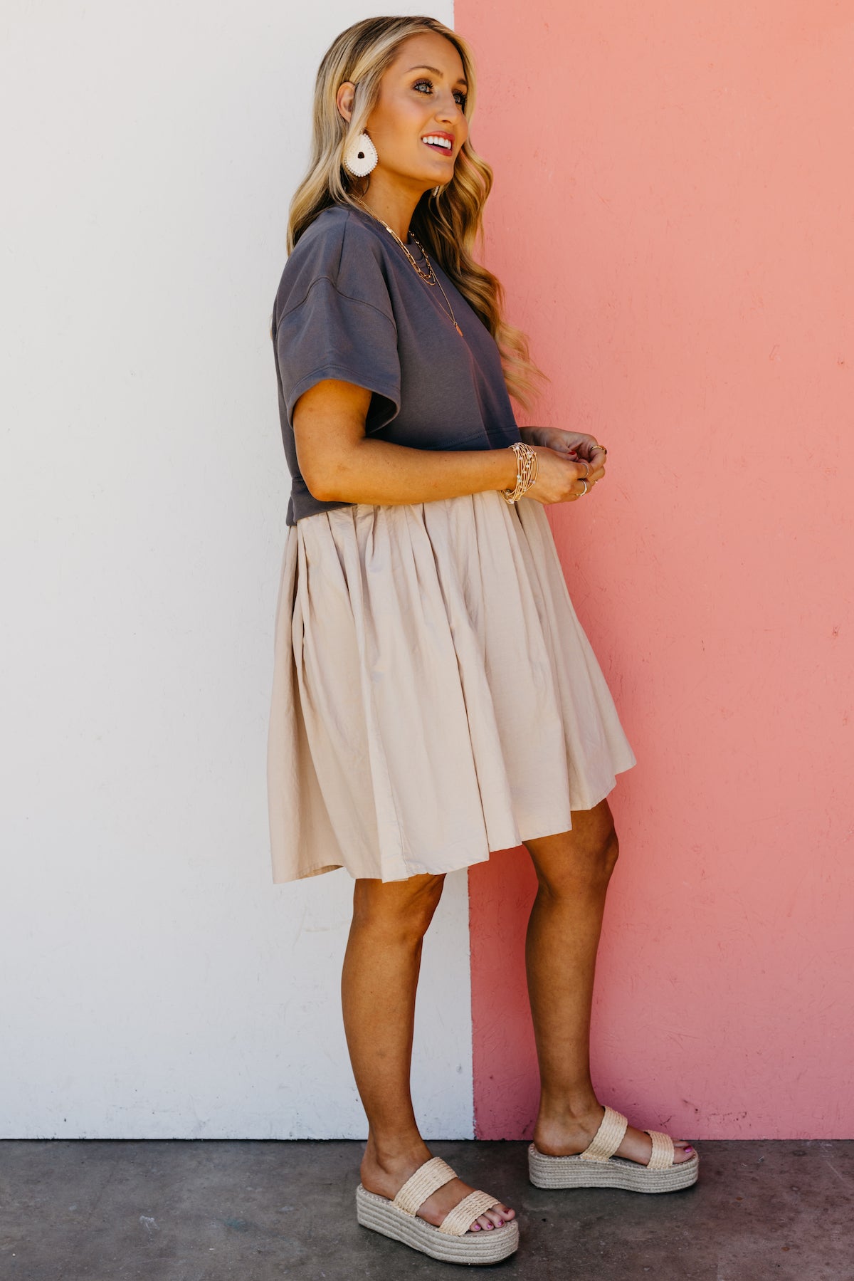 Wishlist | The Megan Mixed Media Mini Dress