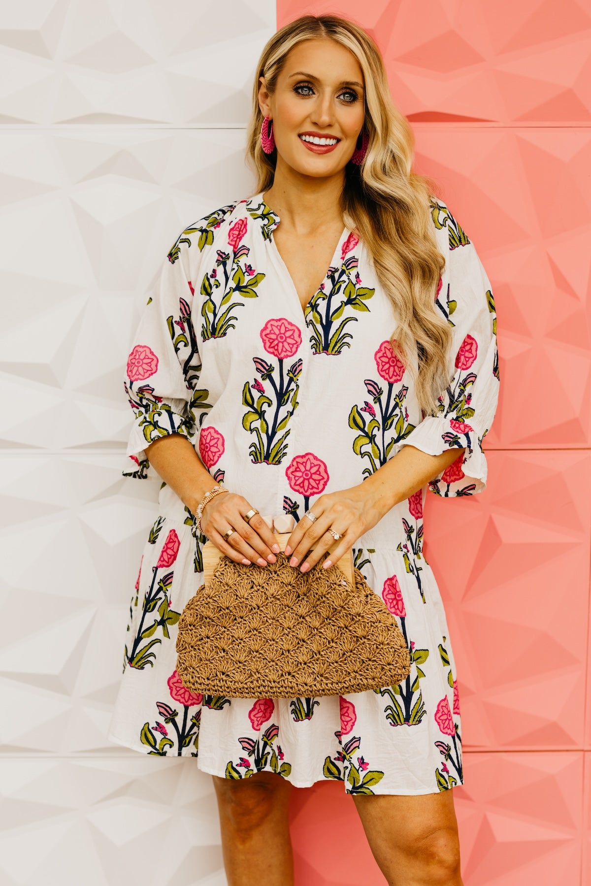 The Jolene Floral Mini Dress