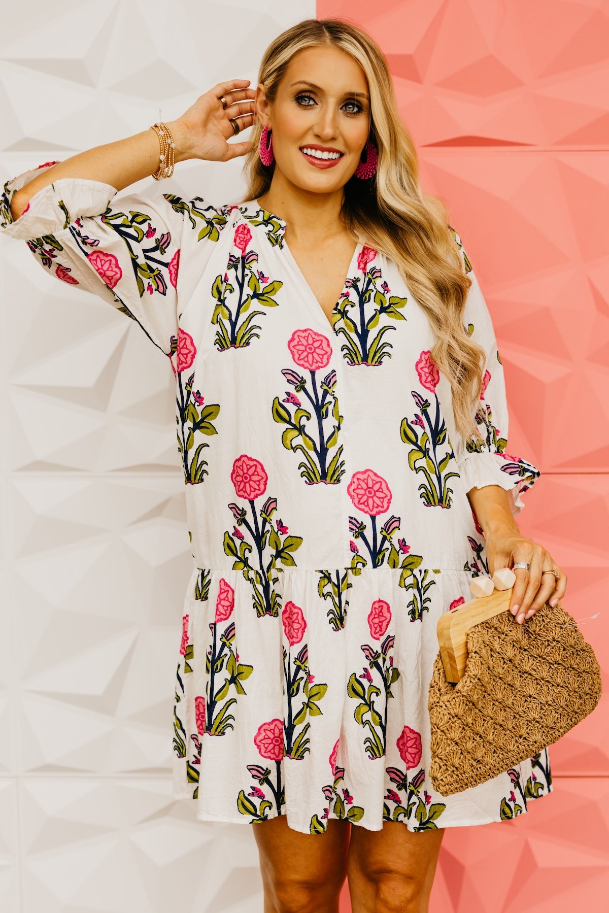 The Jolene Floral Mini Dress