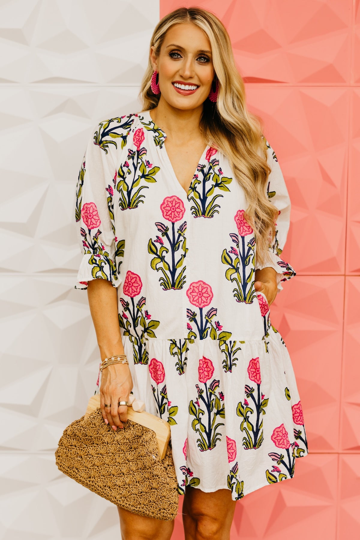 The Jolene Floral Mini Dress