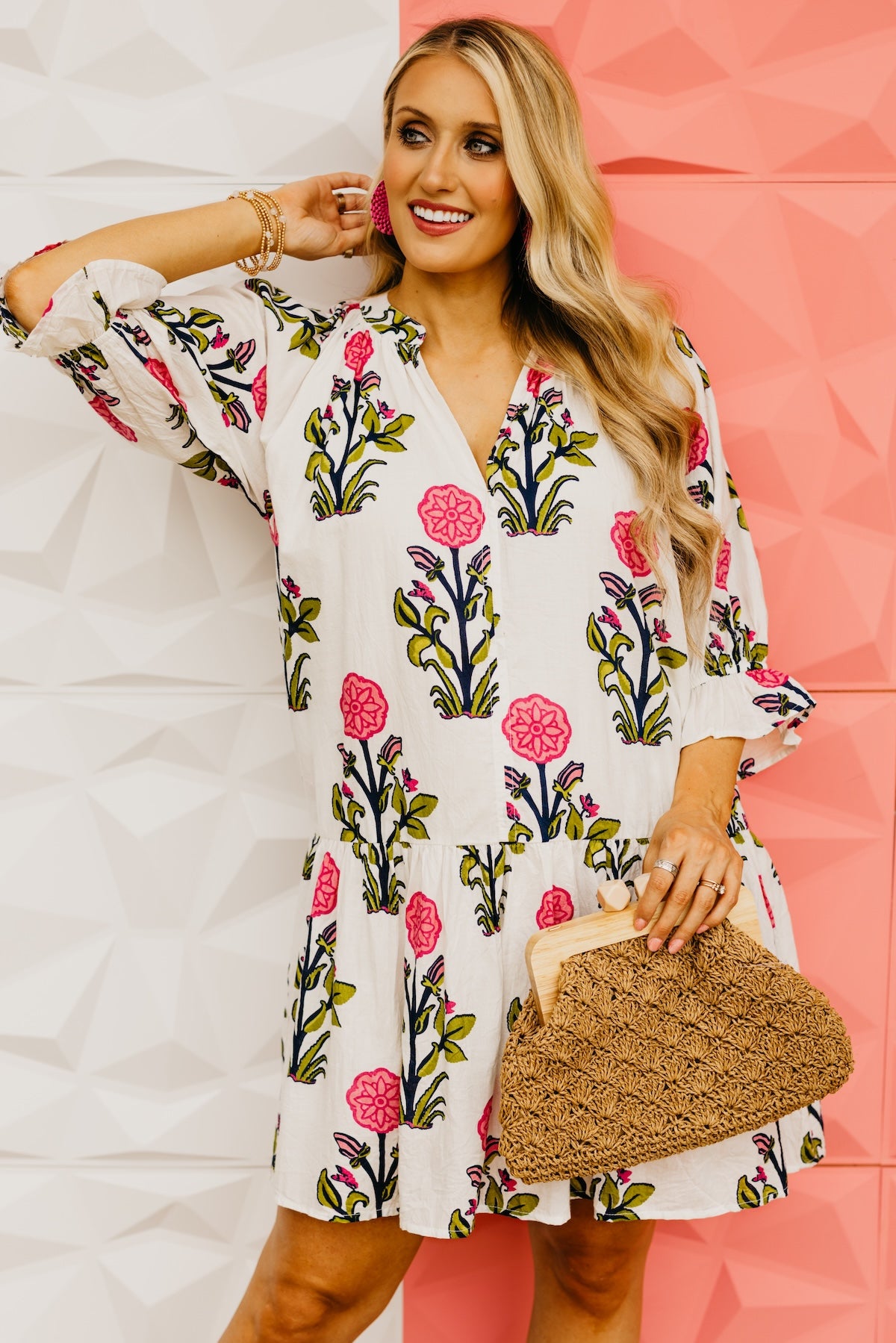 The Jolene Floral Mini Dress
