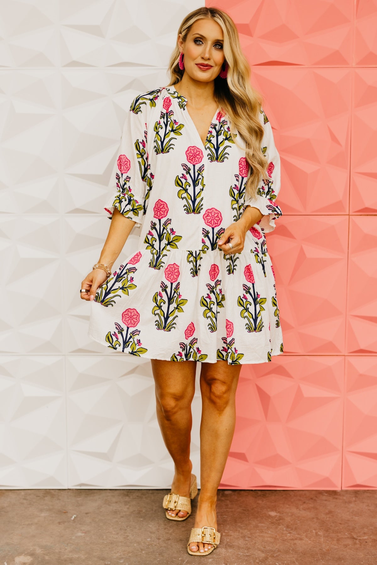 The Jolene Floral Mini Dress