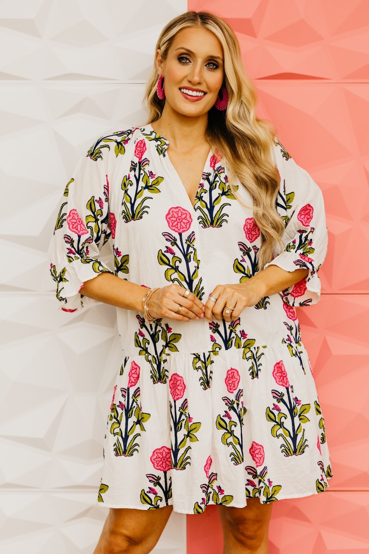 The Jolene Floral Mini Dress