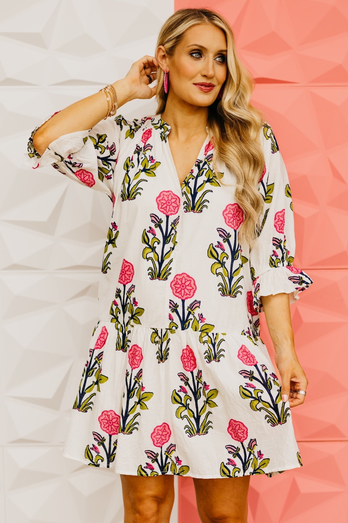 The Jolene Floral Mini Dress