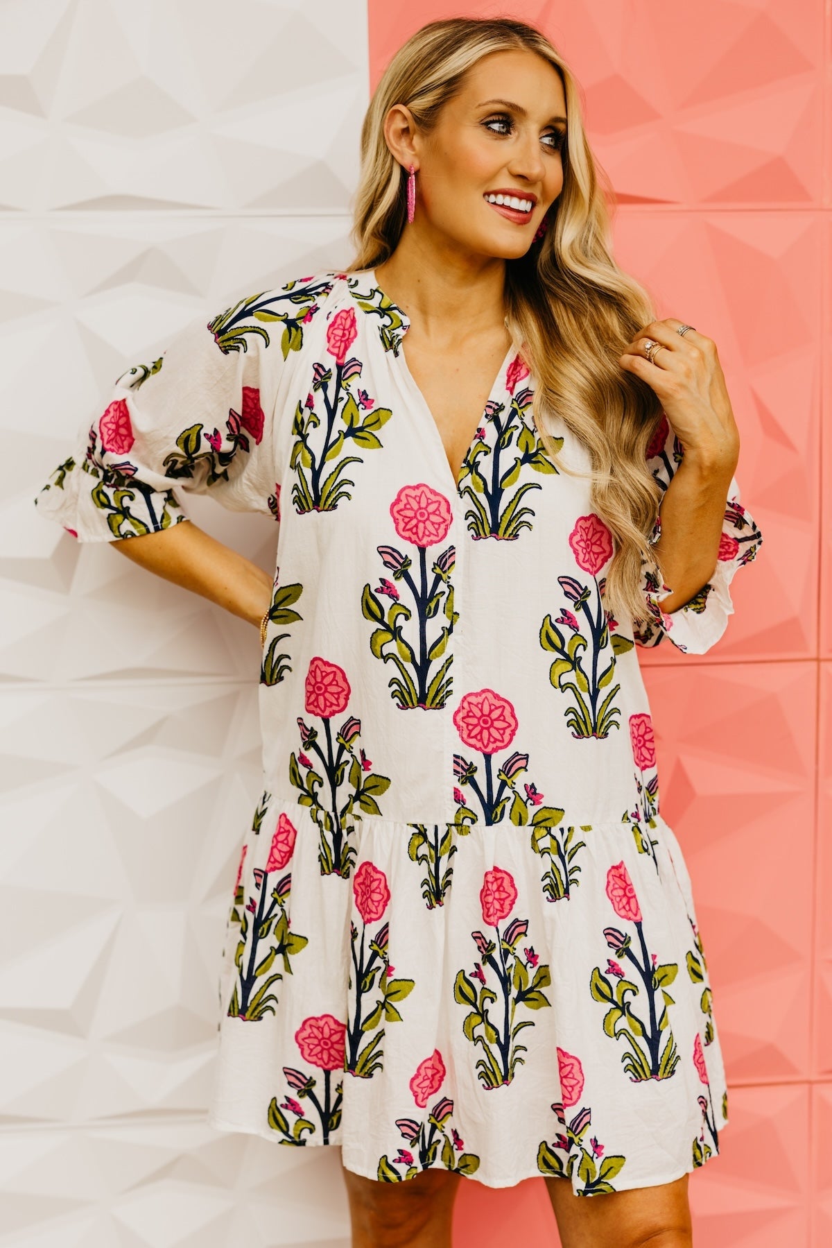 The Jolene Floral Mini Dress