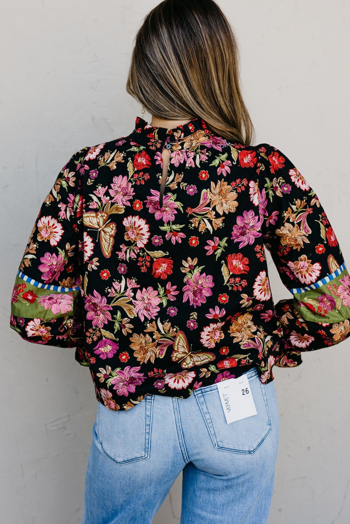 The Isabella Floral Woven Top