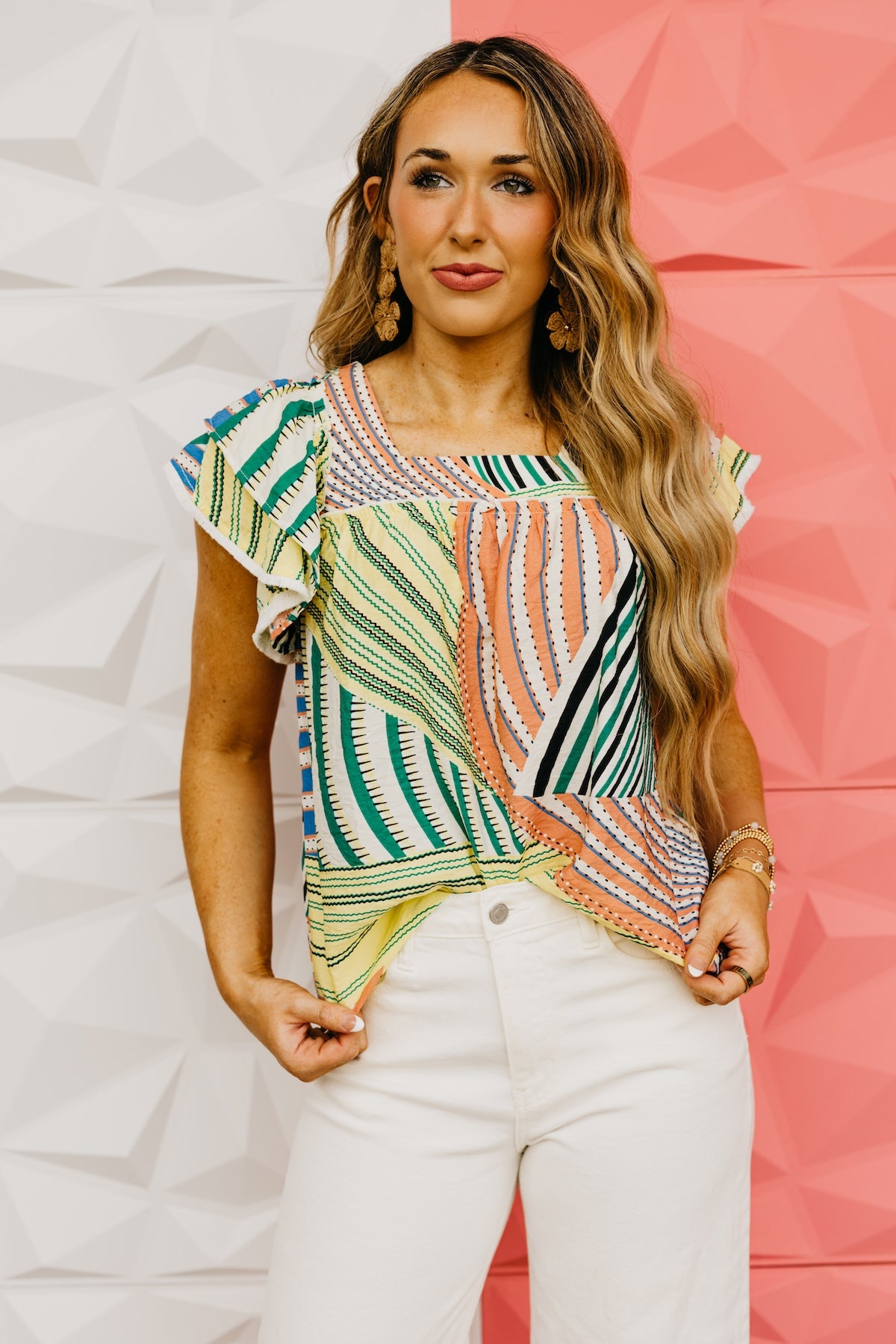 The Rosemary Flutter Sleeve Top