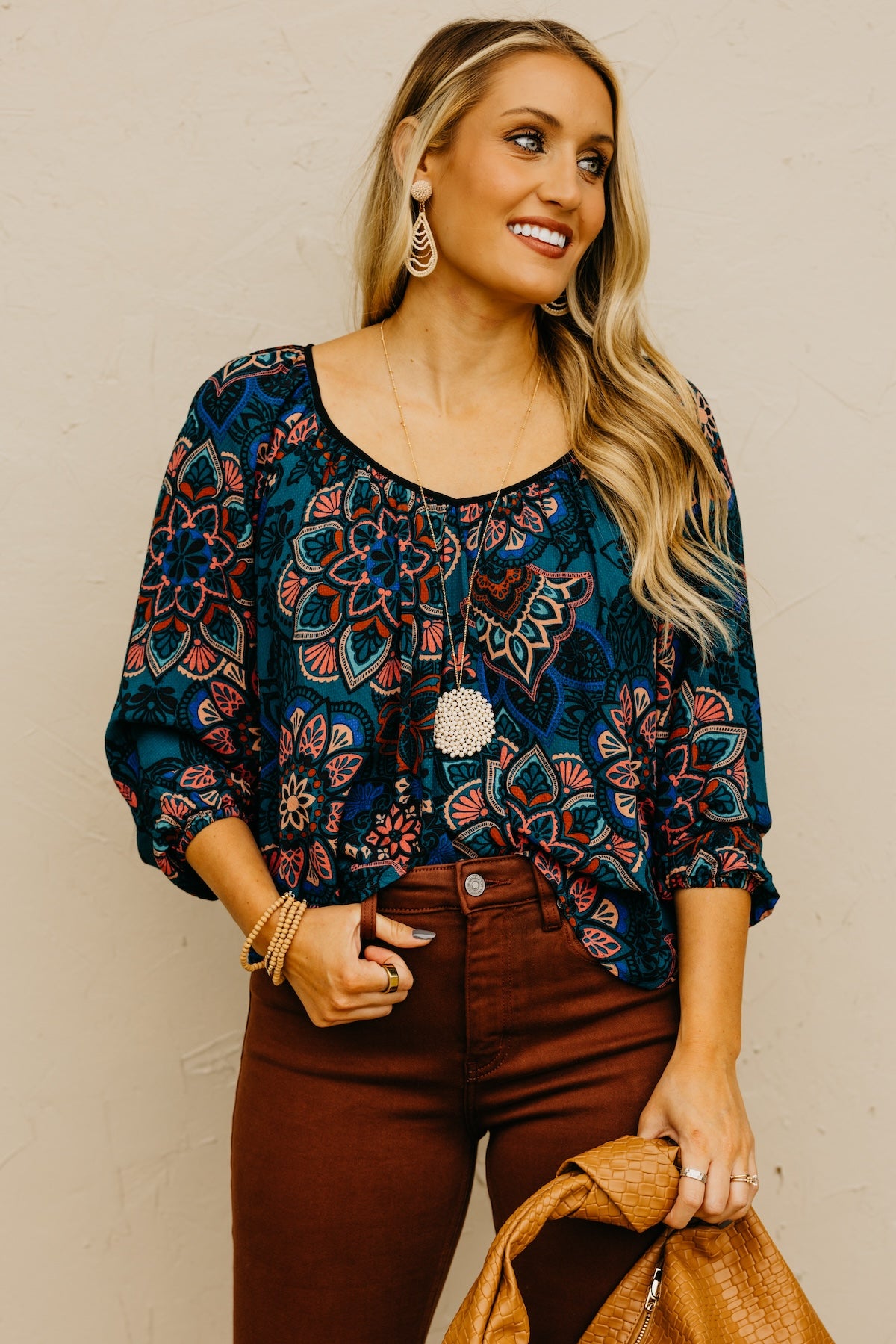 The Paula Raglan Sleeve Blouse