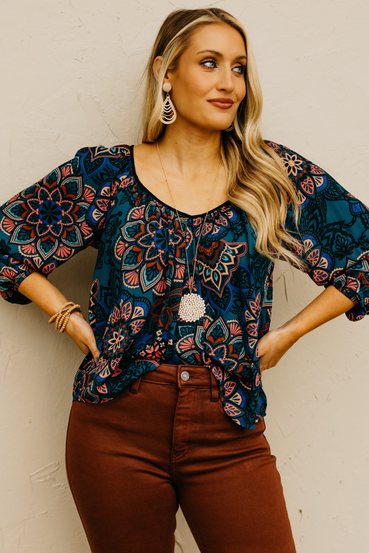 The Paula Raglan Sleeve Blouse