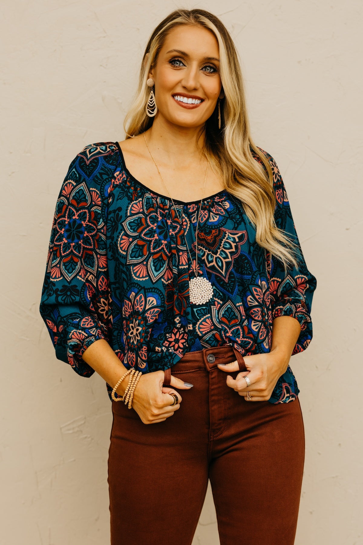 The Paula Raglan Sleeve Blouse