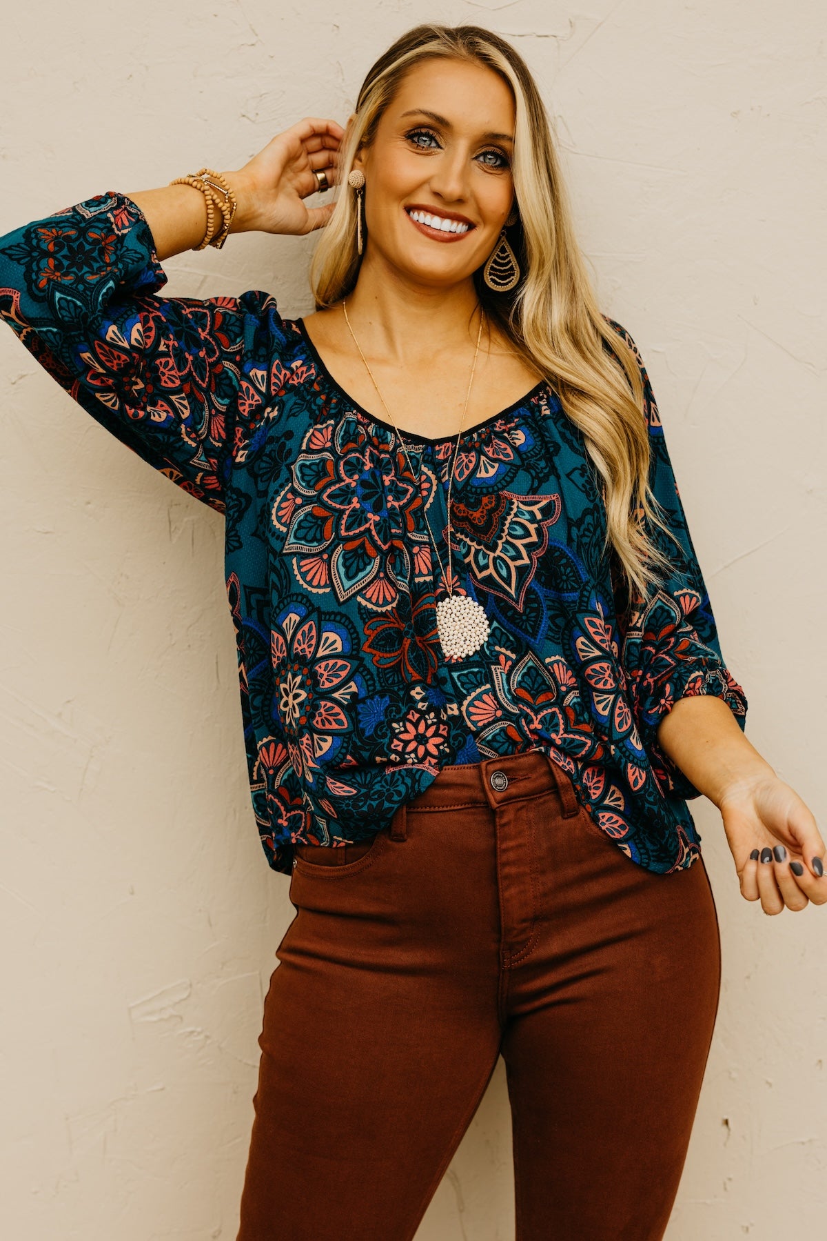 The Paula Raglan Sleeve Blouse