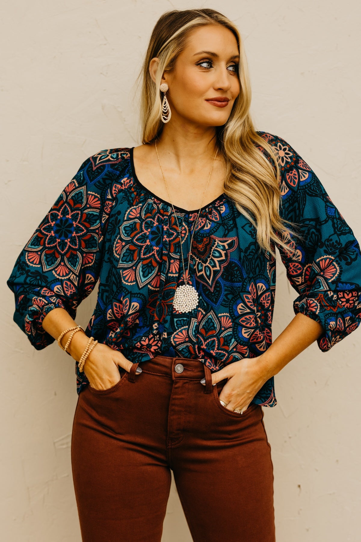 The Paula Raglan Sleeve Blouse