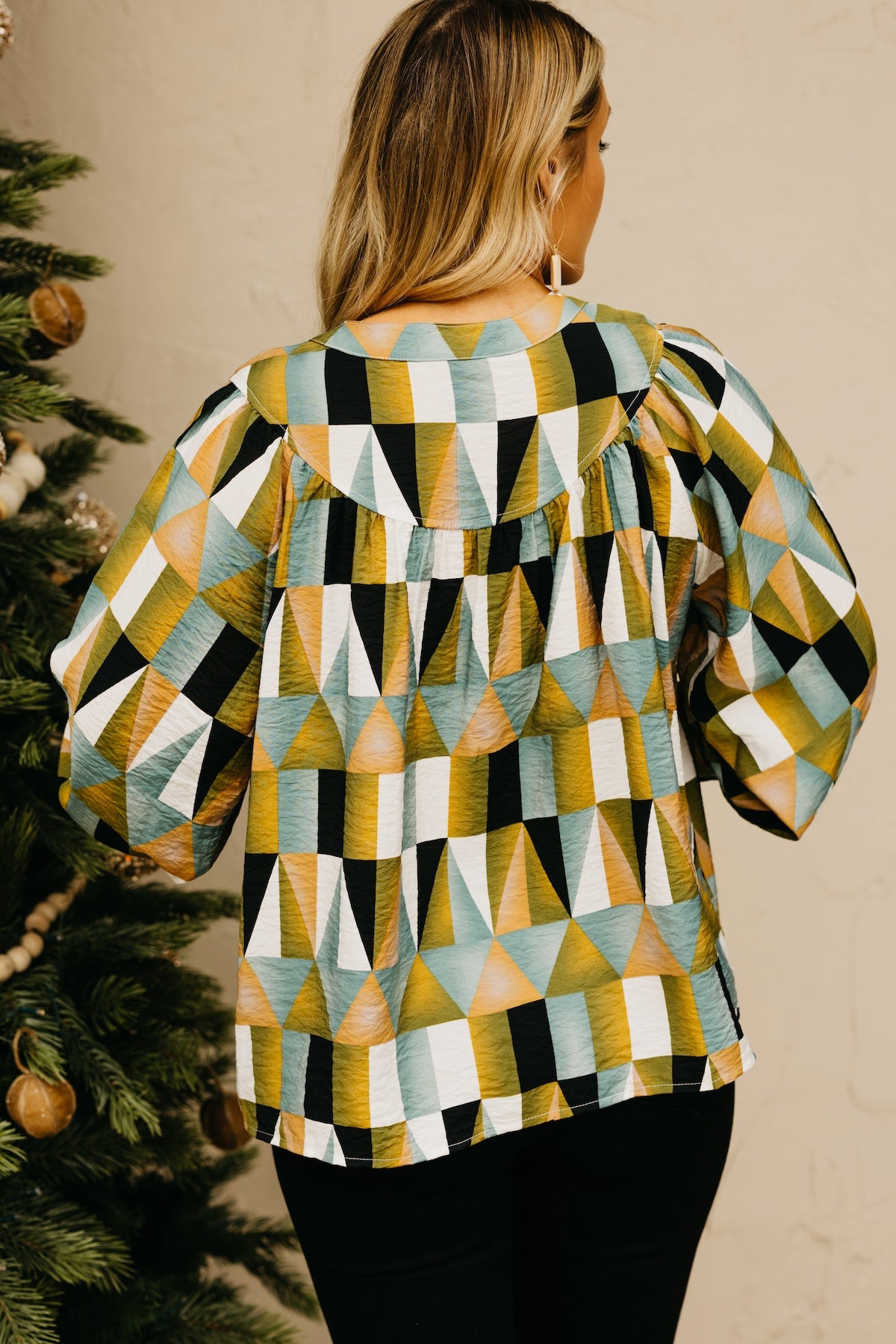 The Max Geo Print Blouse