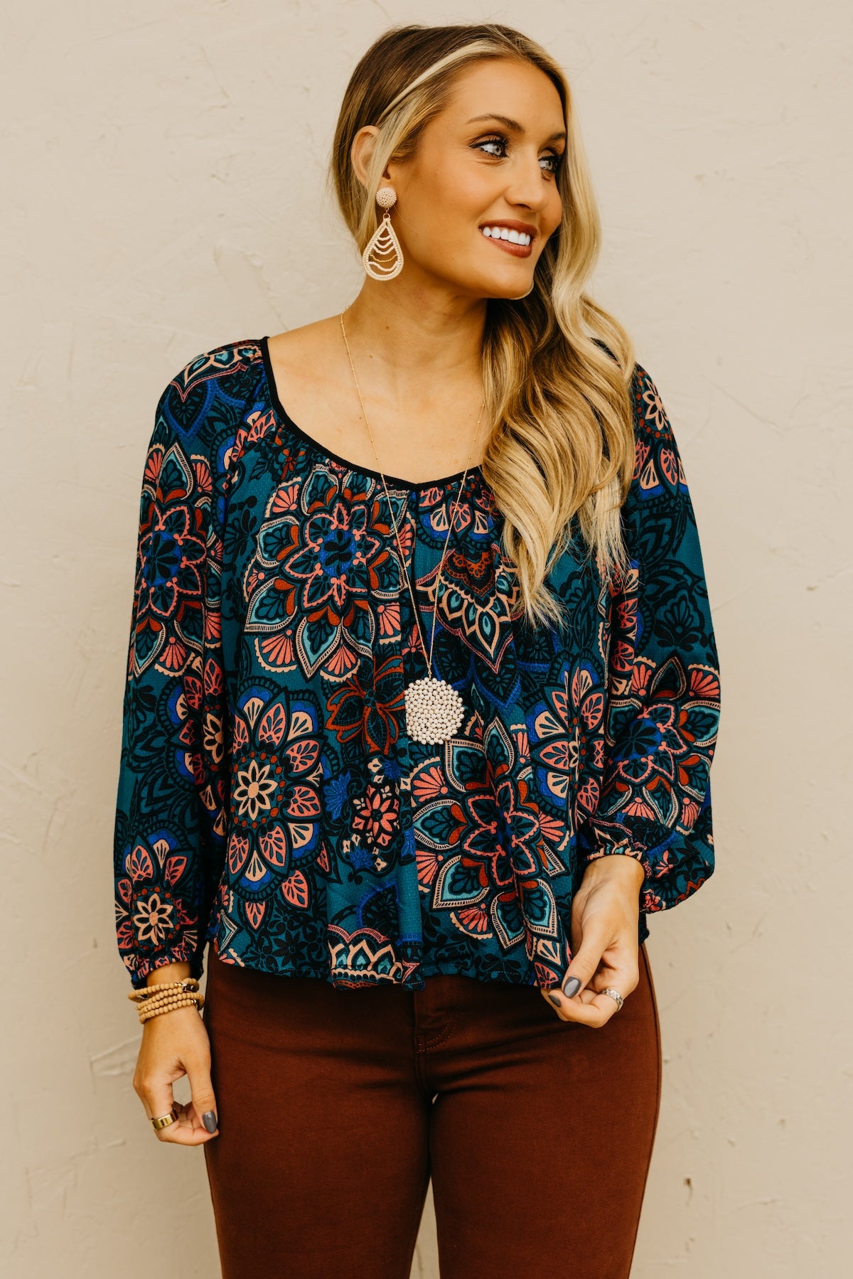 The Paula Raglan Sleeve Blouse