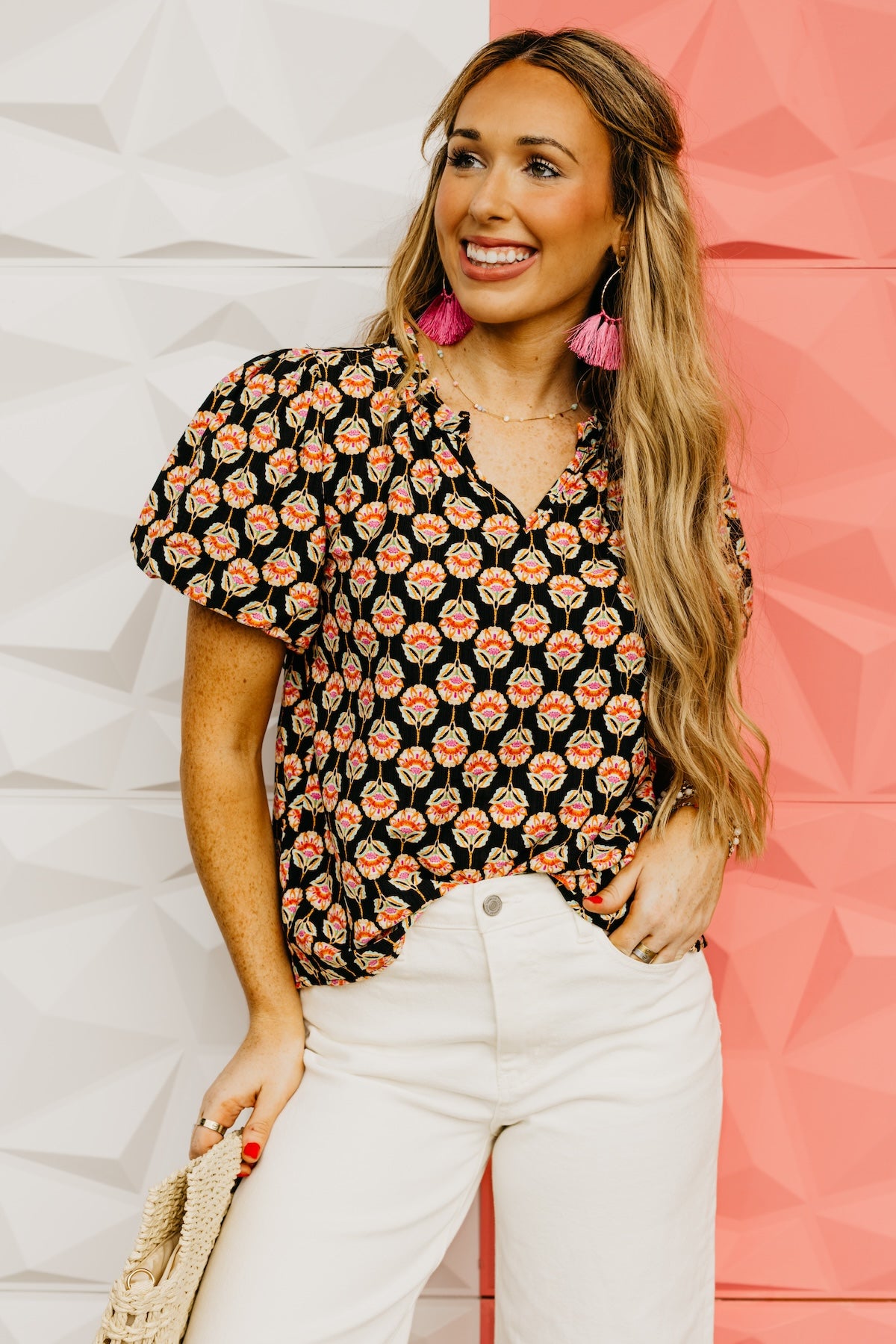The Gratsgie Floral Blouse