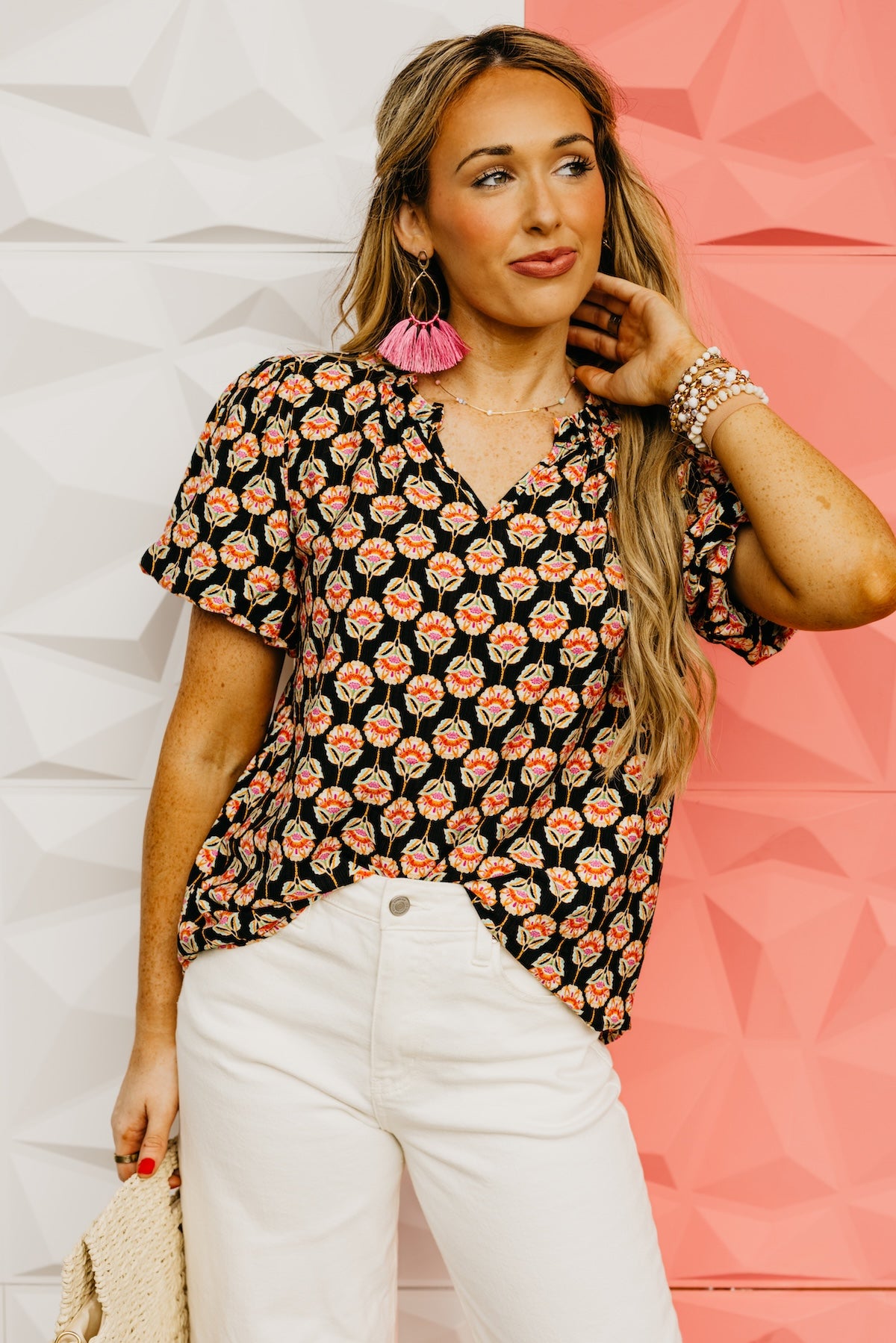 The Gratsgie Floral Blouse