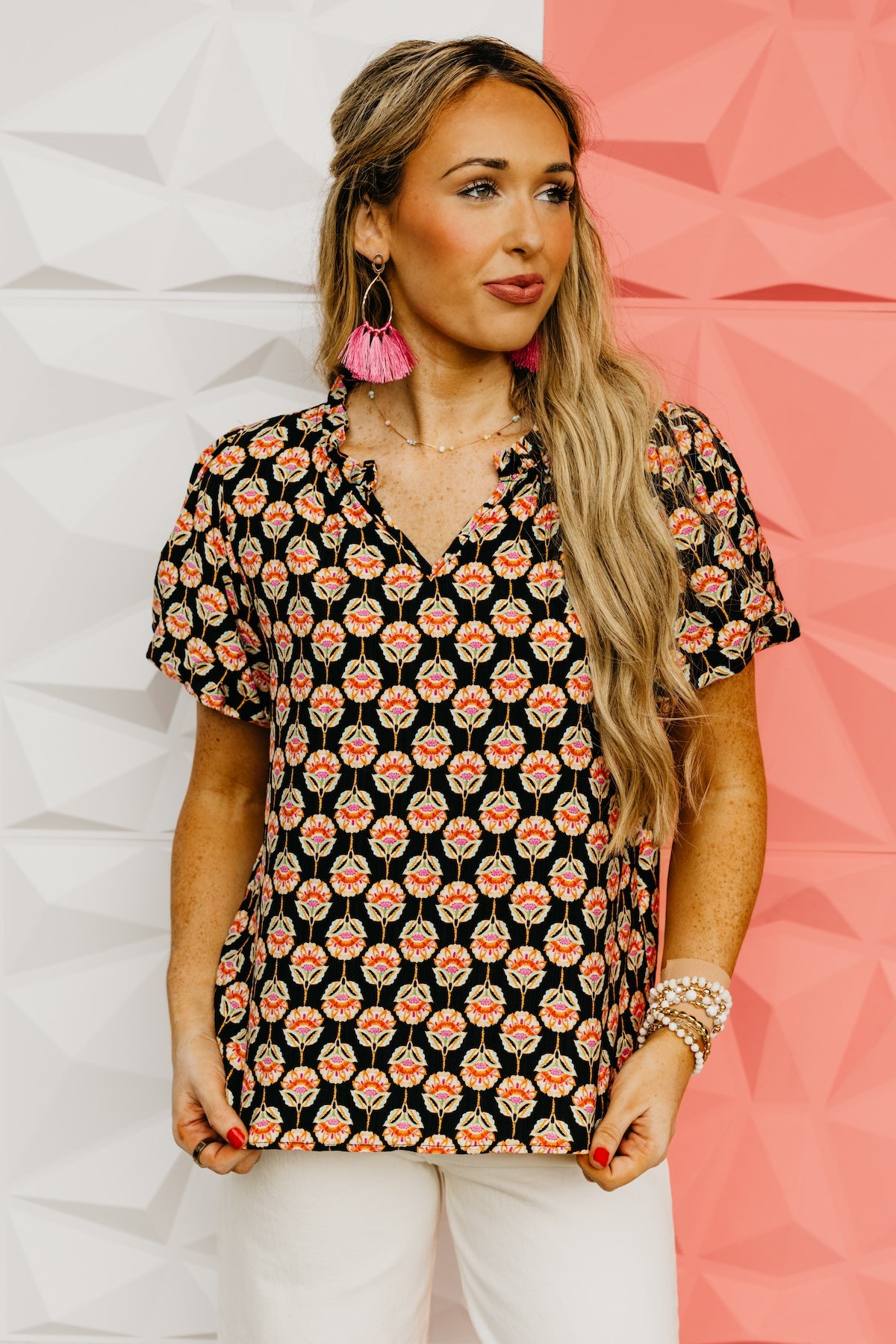 The Gratsgie Floral Blouse