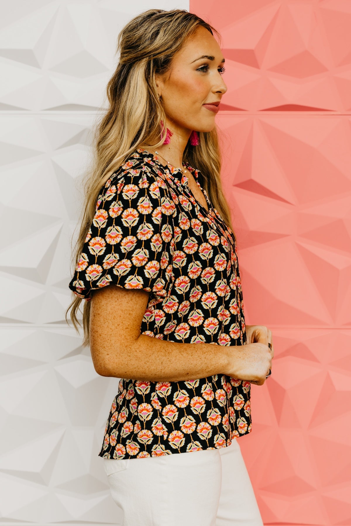 The Gratsgie Floral Blouse