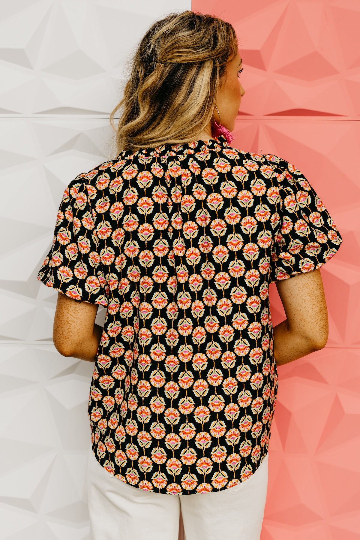 The Gratsgie Floral Blouse