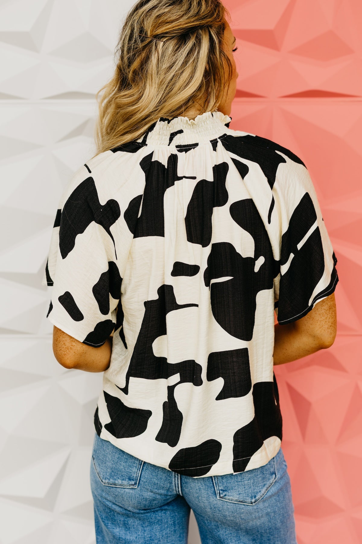 The Yusuf V Neck Print Top