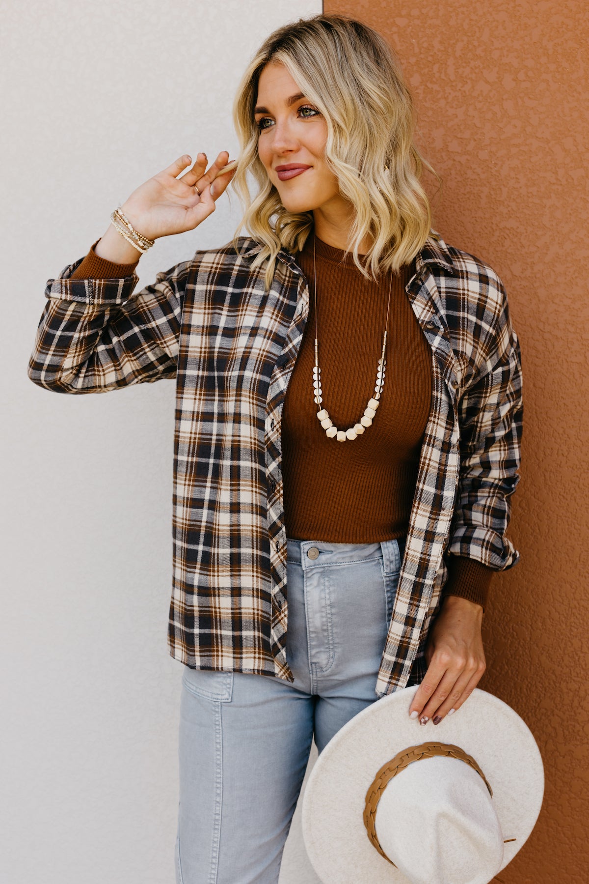 The Dani Boyfriend Flannel Shirt  - FINAL SALE