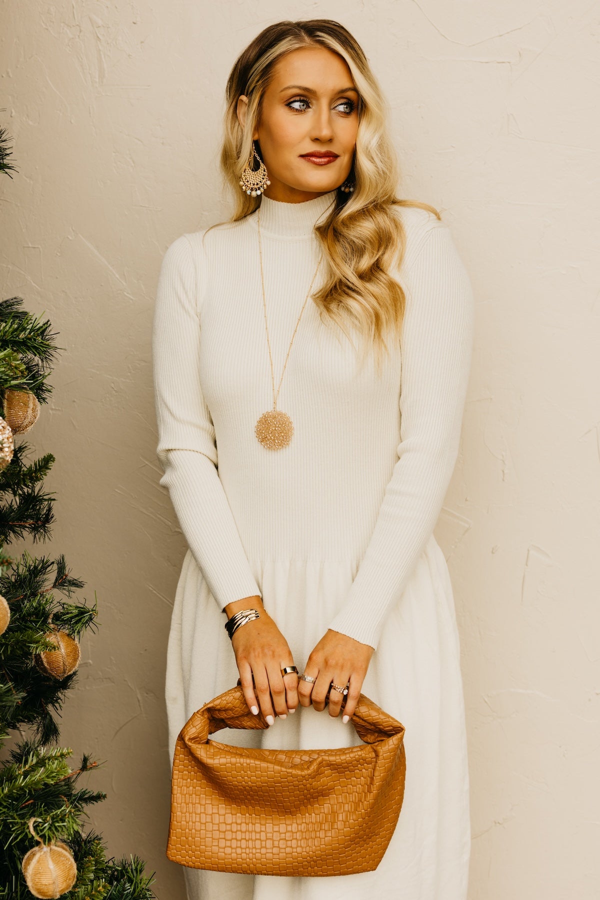 The Pepper Ribbed Midi Sweater Dress