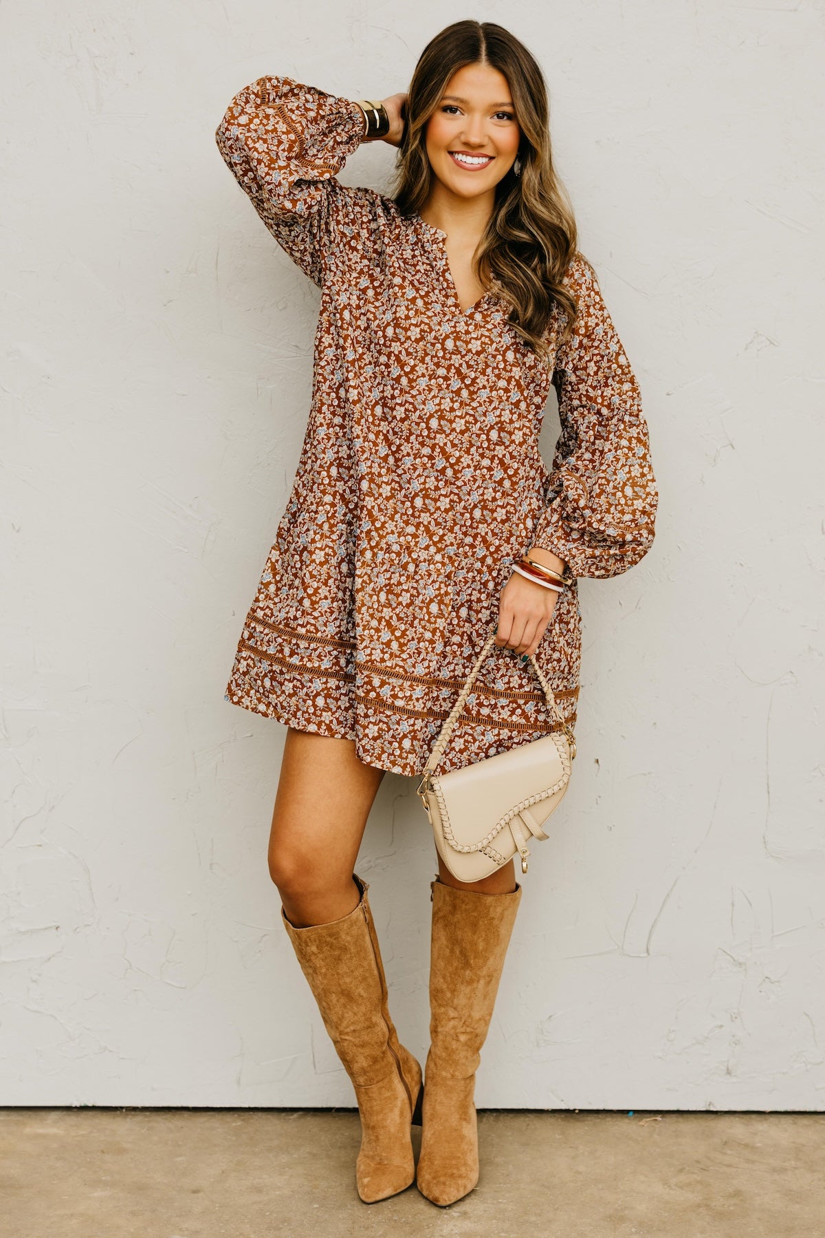 The Eugene Ditsy Floral Mini Dress