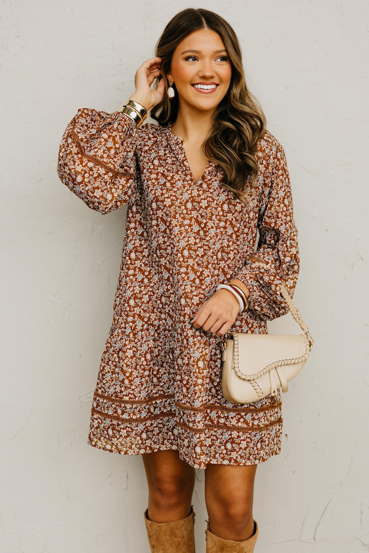 The Eugene Ditsy Floral Mini Dress