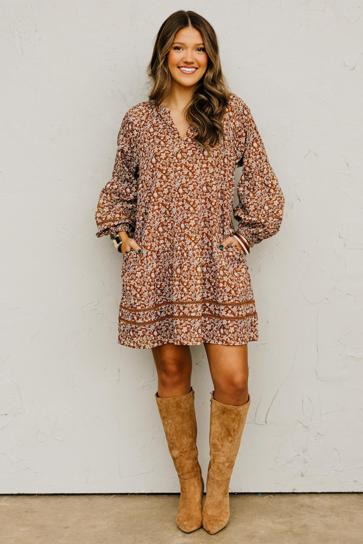 The Eugene Ditsy Floral Mini Dress