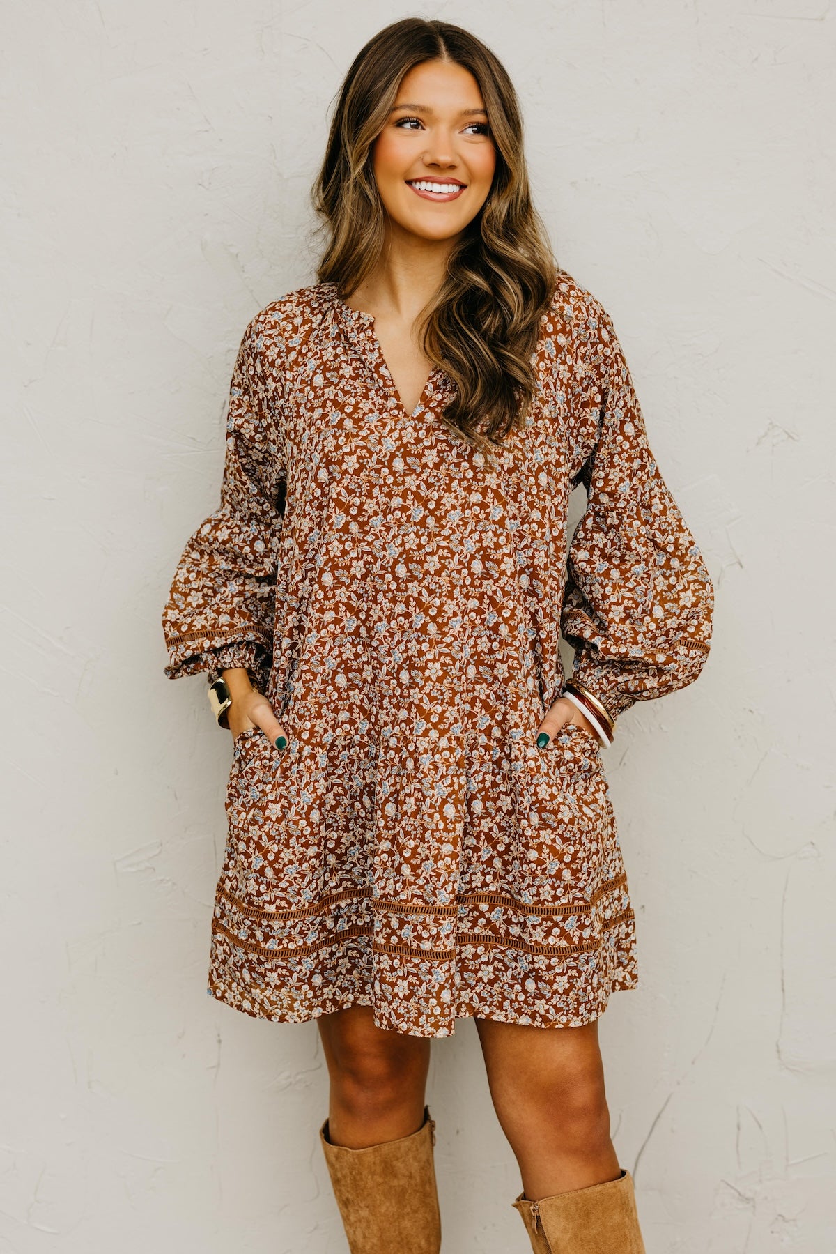 The Eugene Ditsy Floral Mini Dress