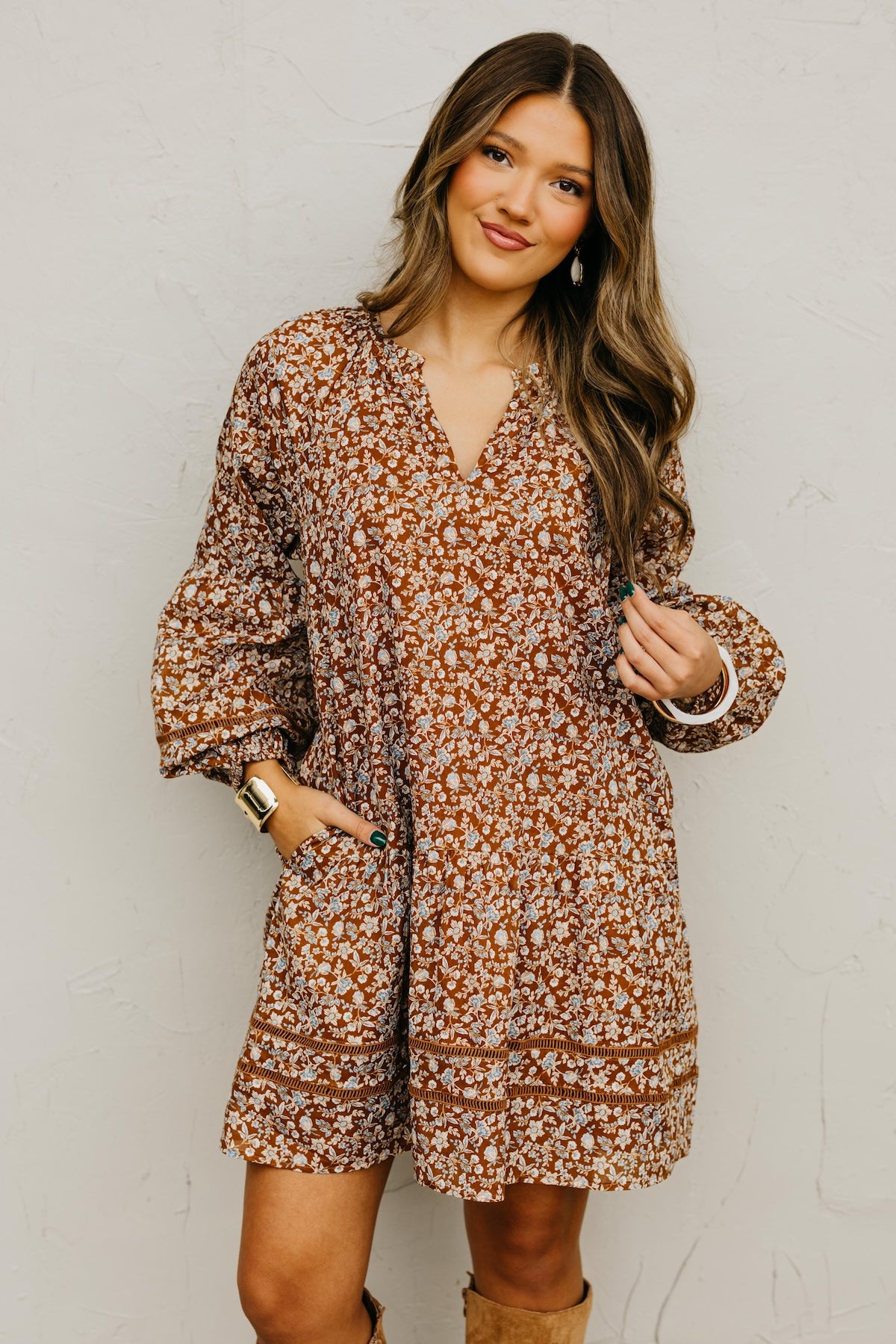 The Eugene Ditsy Floral Mini Dress
