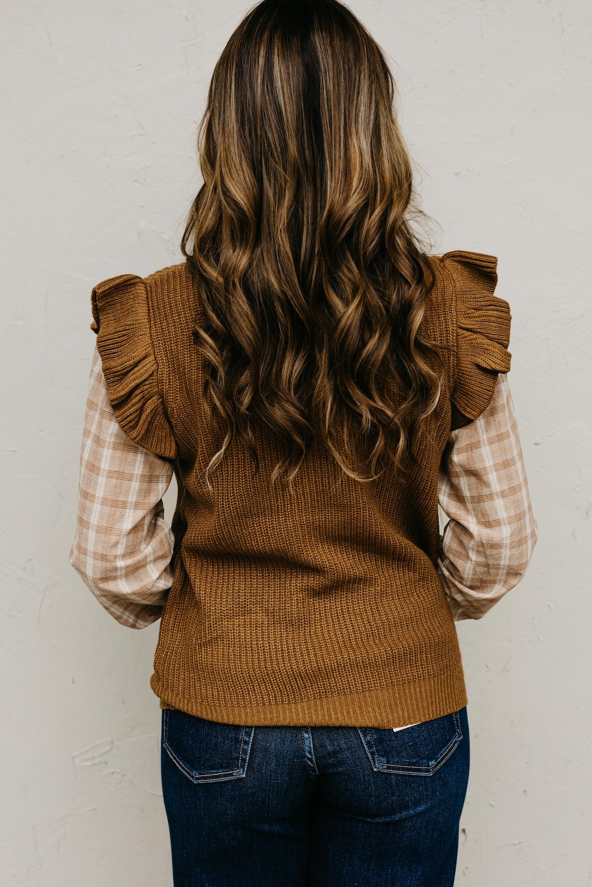 The Ross Plaid Sleeve Sweater