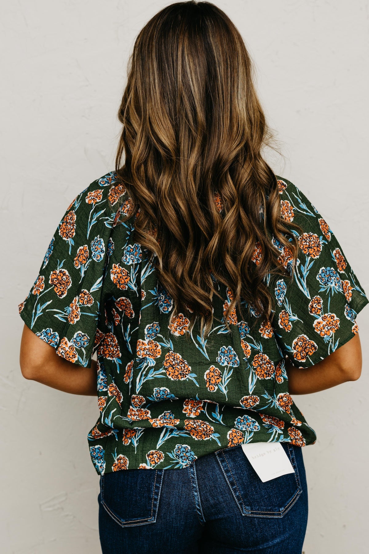 The Rona Floral Contrast Top