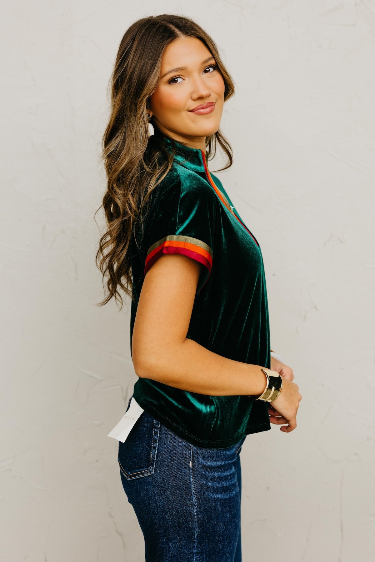 The Zaniyah Half Zip Top
