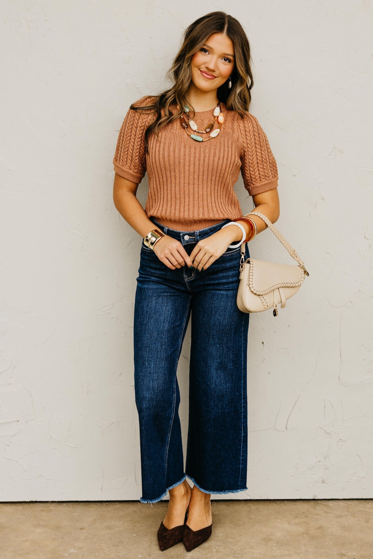 The Kairo Cable Knit Sweater Top