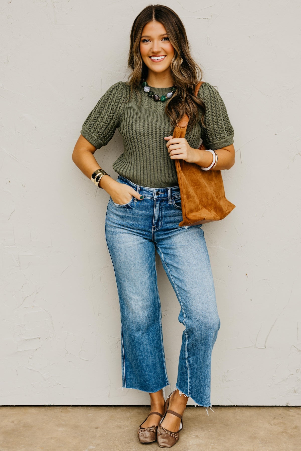 The Kairo Cable Knit Sweater Top