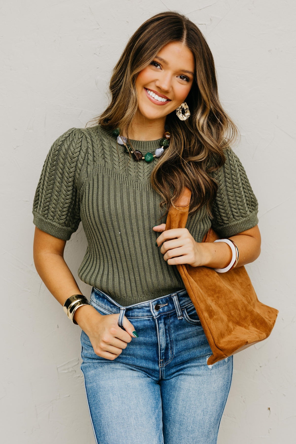 The Kairo Cable Knit Sweater Top