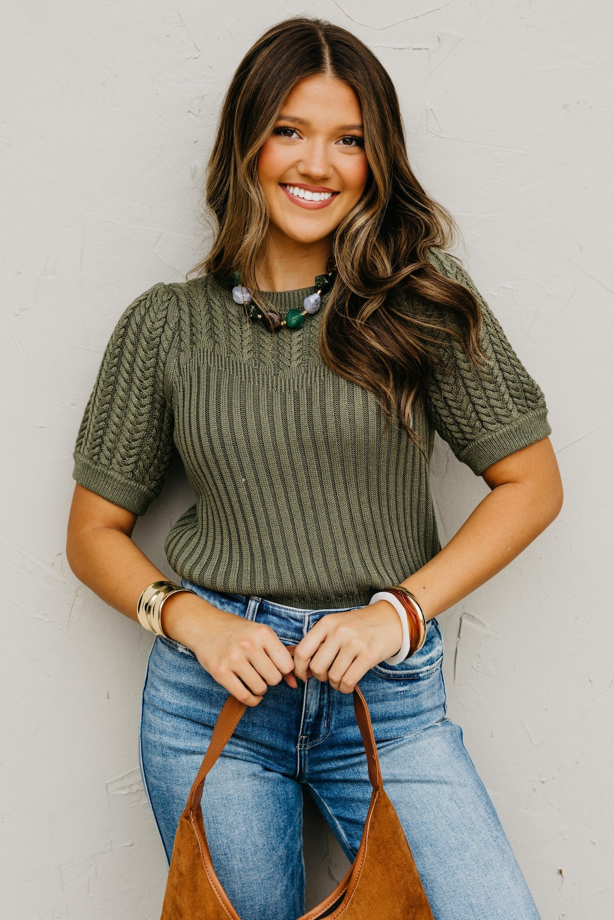 The Kairo Cable Knit Sweater Top