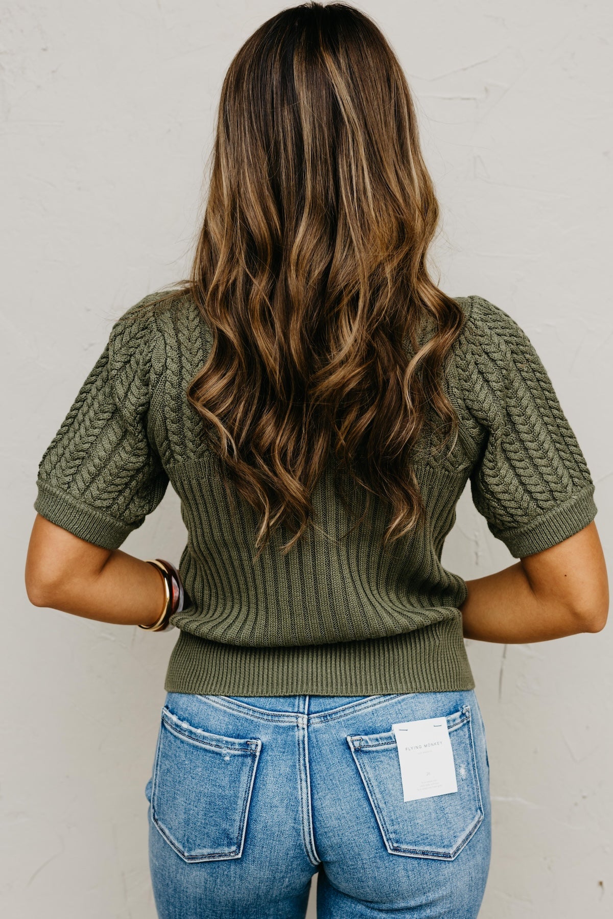 The Kairo Cable Knit Sweater Top
