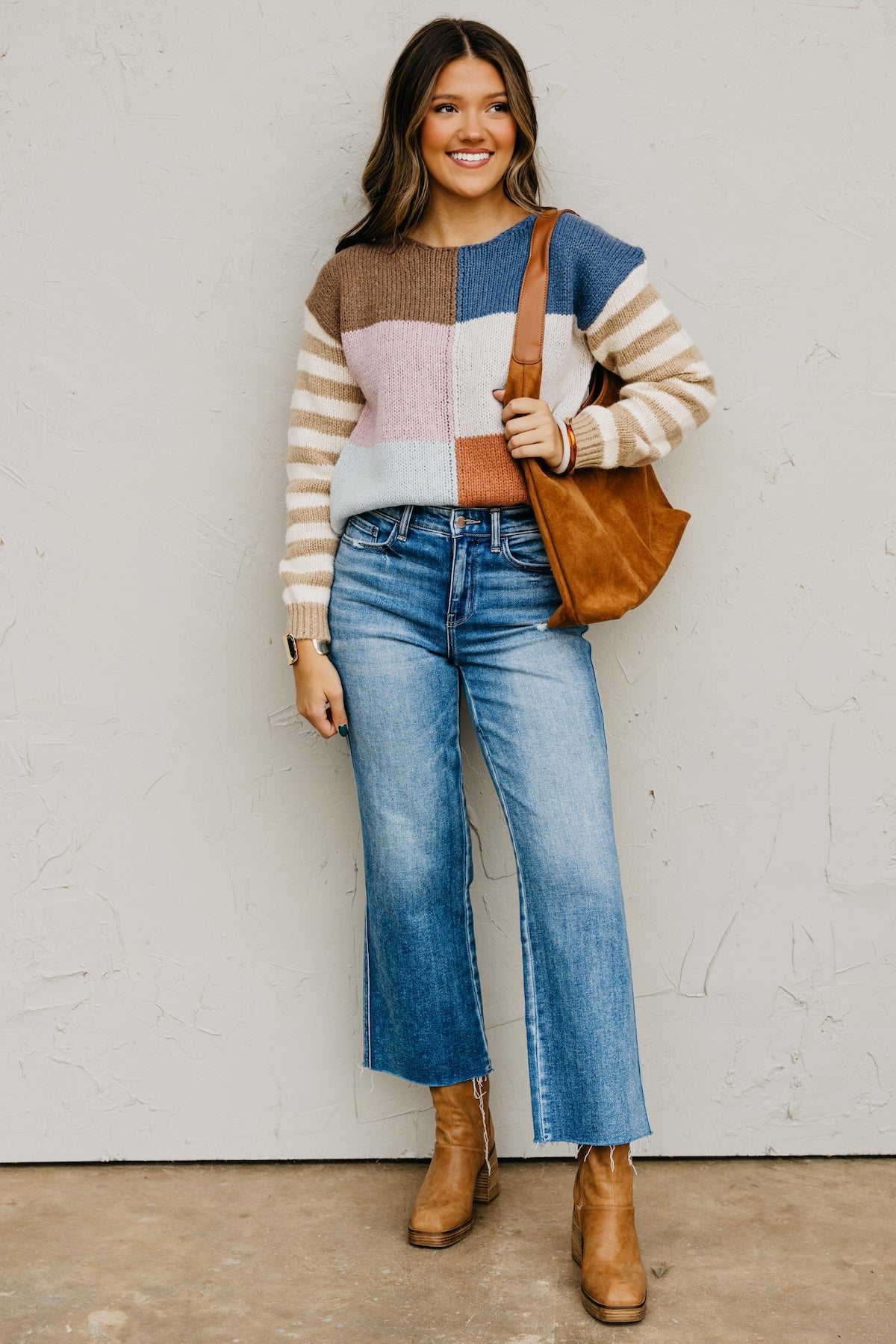 The Mystery Multi Color Block Sweater