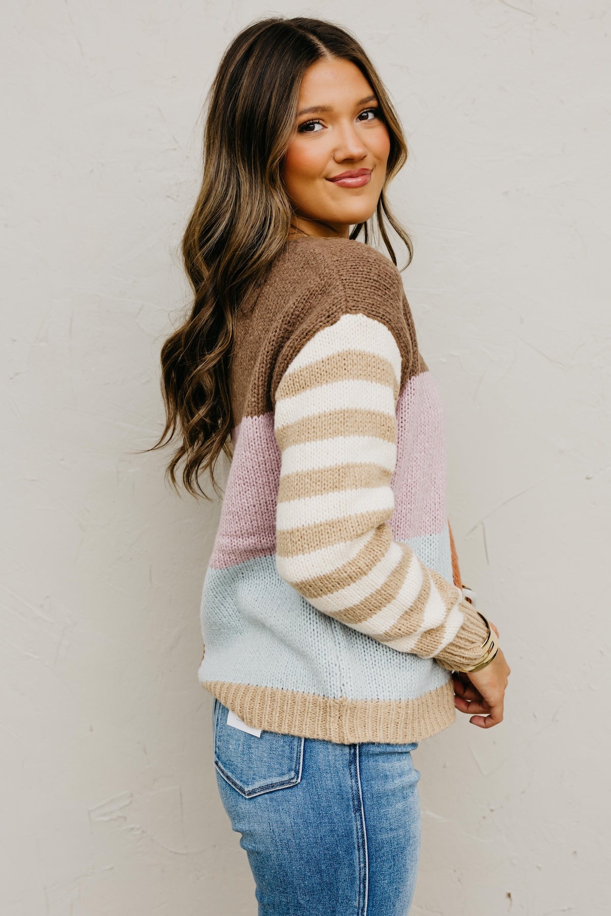 The Mystery Multi Color Block Sweater
