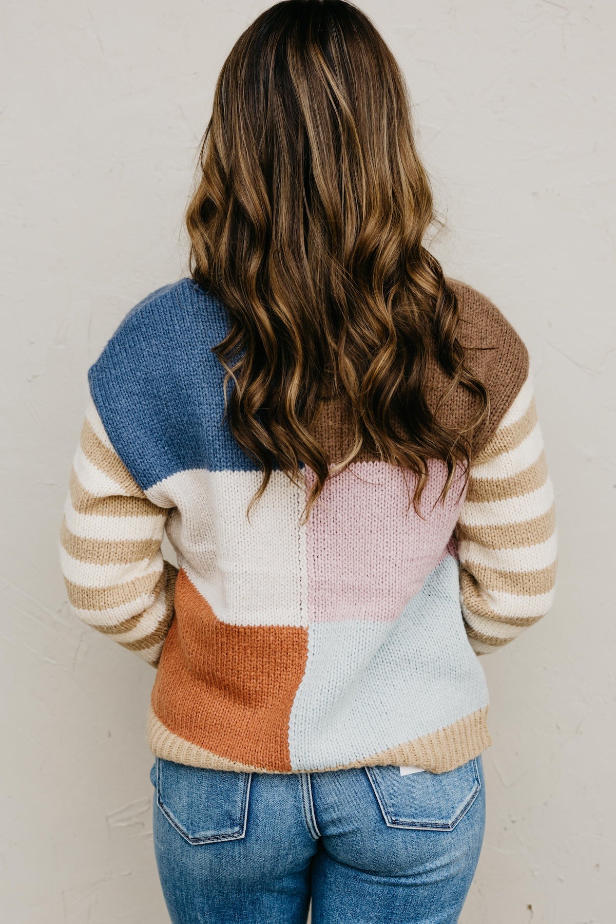 The Mystery Multi Color Block Sweater