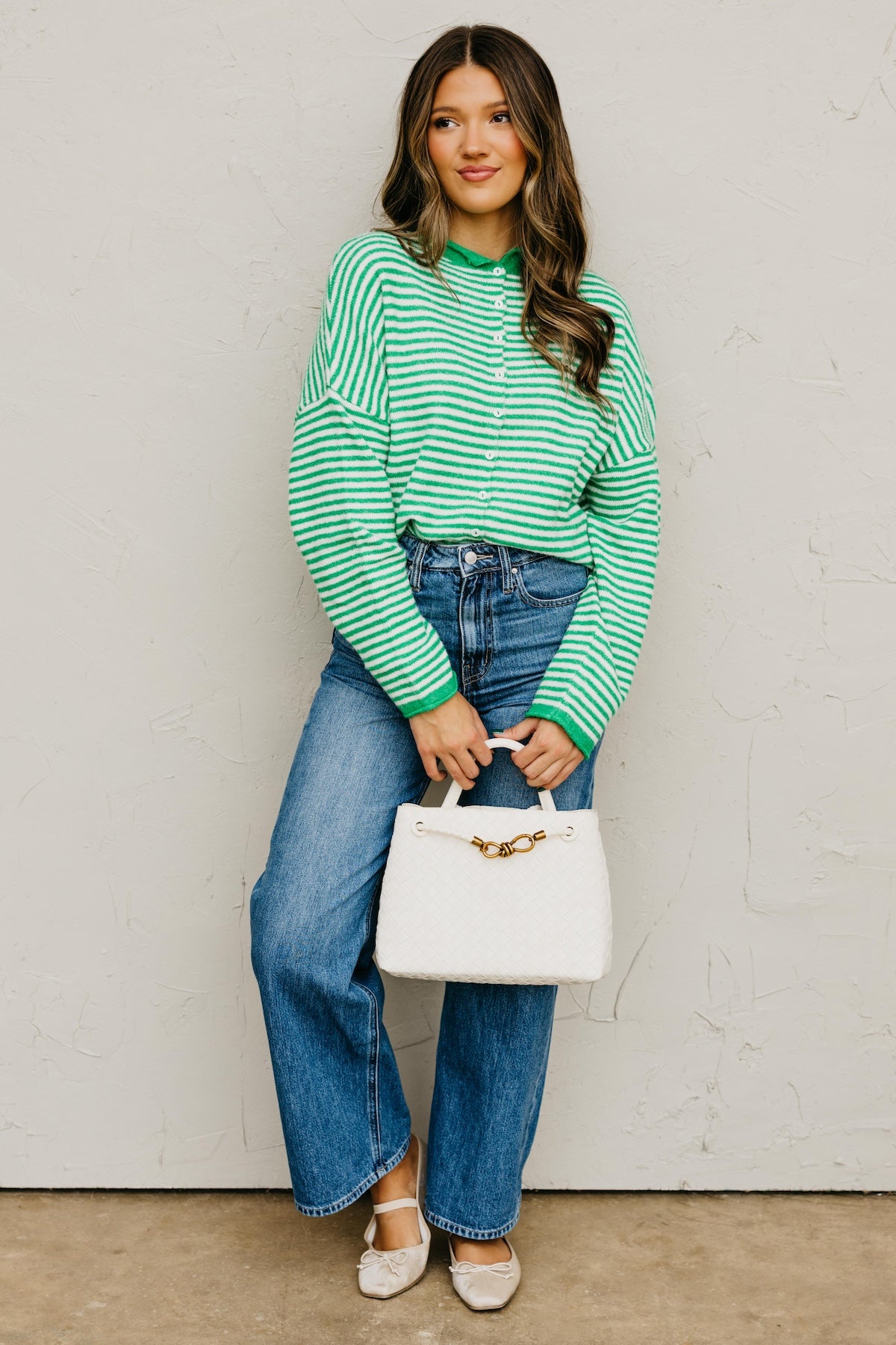 The Sierra Striped Sweater Cardigan