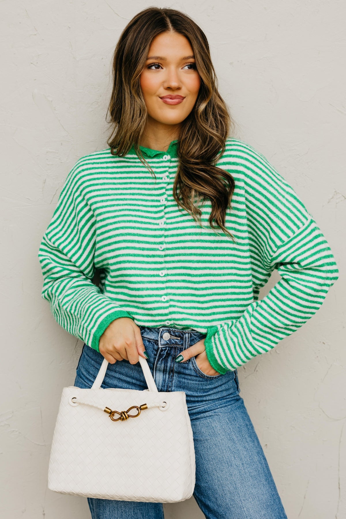 The Sierra Striped Sweater Cardigan