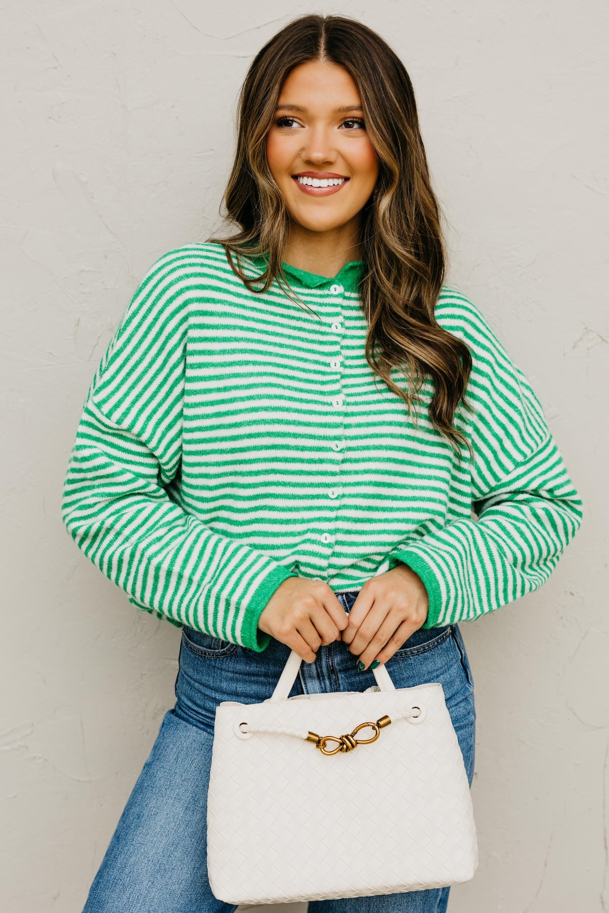 The Sierra Striped Sweater Cardigan