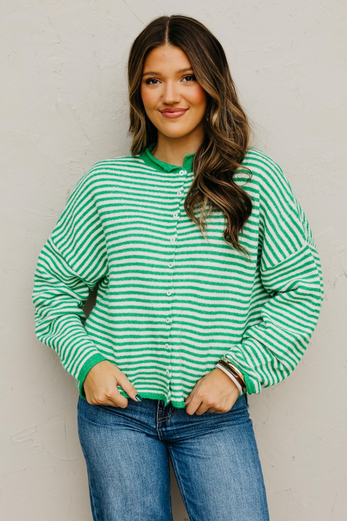 The Sierra Striped Sweater Cardigan