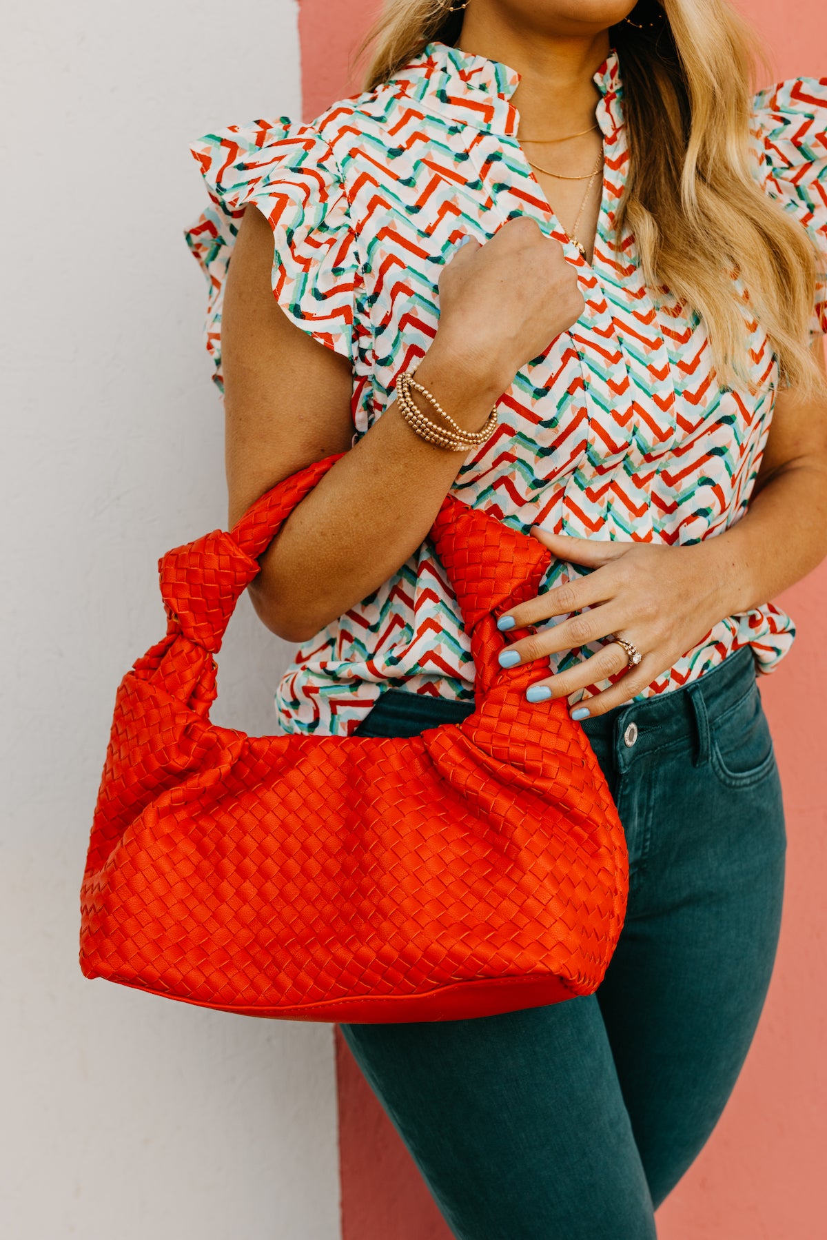 The Magdaline Woven Handbag