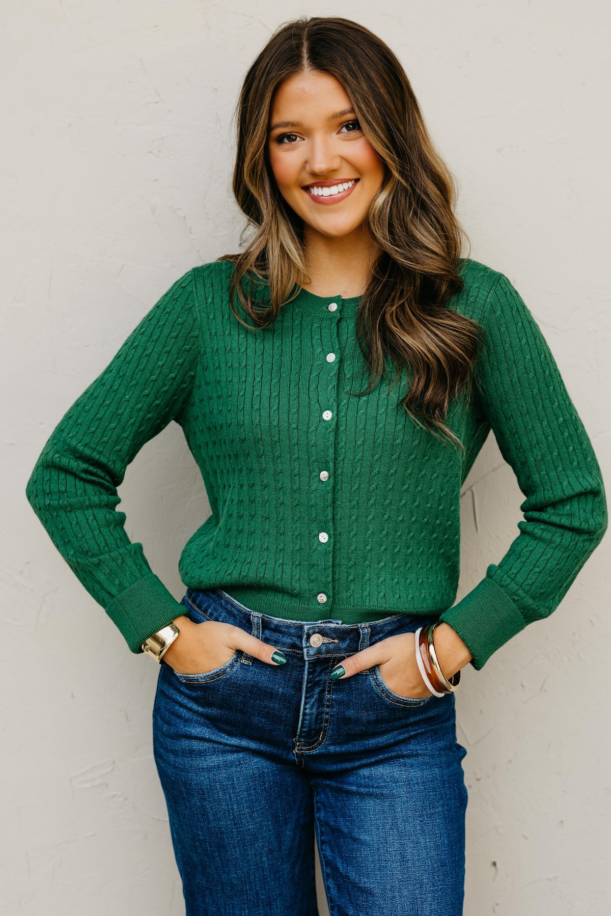 The Osbourne Cable Knit Sweater Cardigan